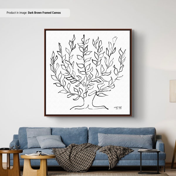 Henri Matisse The Plain Tree Leinwand / Poster Kunstreproduktion, Abstrakte Wandkunst Druck, Moderne Kunst Malerei, Expressionismus Kunstdruck