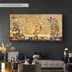 Tree Of Life Gustav Klimt Canvas/Poster Art Reproduction, Klimt Reproduction, Classic Wall Art, Symbolism Art Nouveau Painting