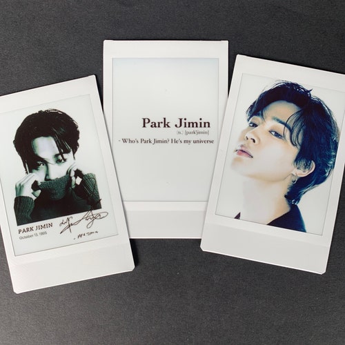 BTS Jimin - 3 Set - Etsy