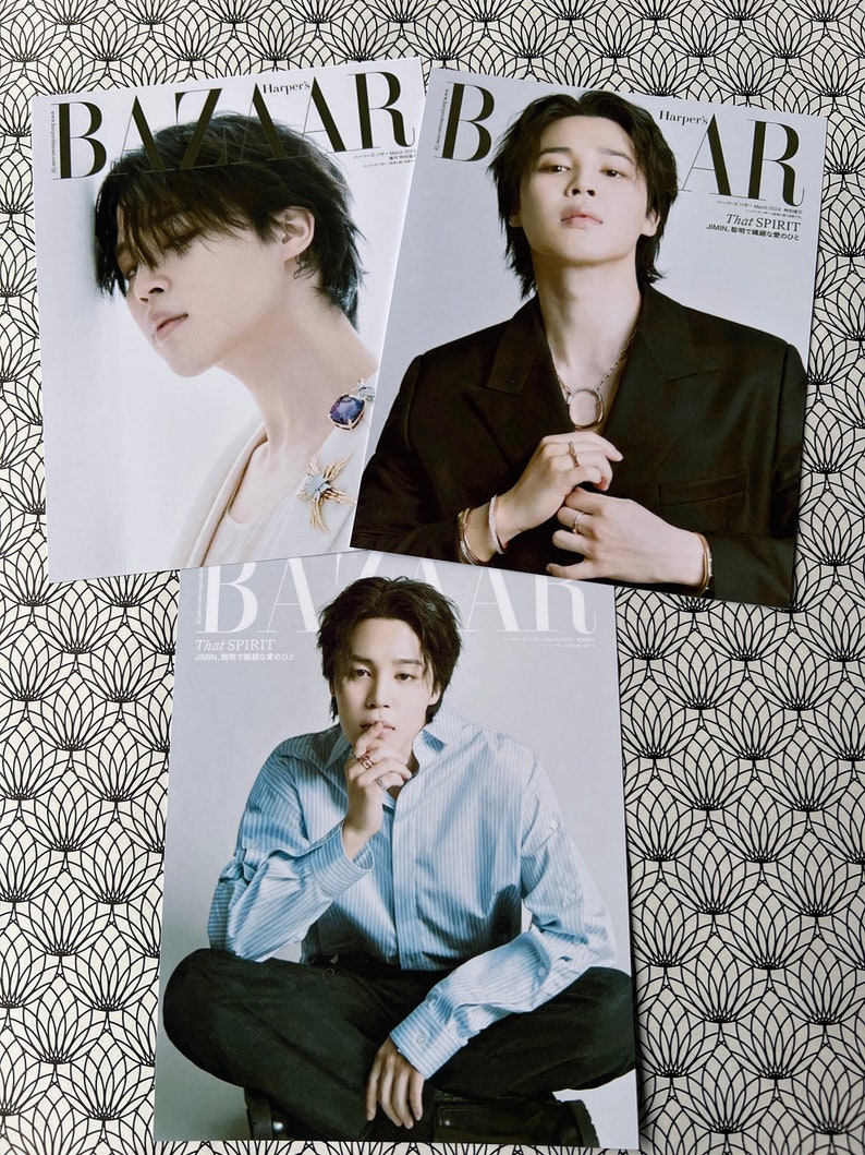 BTS Jimin Bazaar Fotoprints 3 Set Bild 1