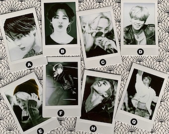 Jimin de BTS - en blanco y negro especial