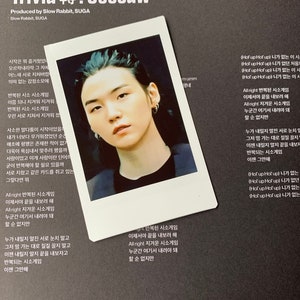 BTS Suga - with Bun
