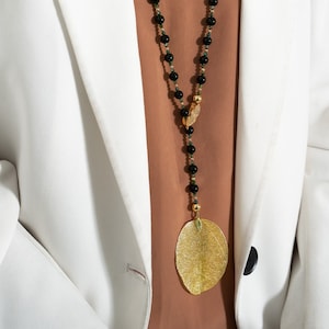 Real Leaf Necklace . Mothers Day Gift . Statement Necklace . Natural Woodland Jewellery . Boho Necklace