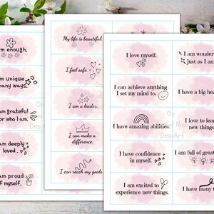 Lunch Box Notes Girls, Printable Lunchbox Notes Kids, Pink Minimalist ...