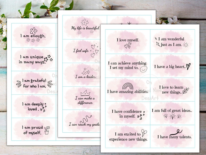 Lunch Box Notes Girls, Printable Lunchbox Notes Kids, Pink Minimalist ...