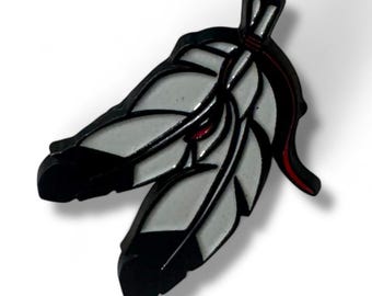Indigenous Feather Enamel Lapel Pin - Native Pride Awareness