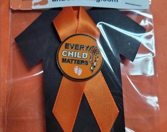 Orange Shirt Day Awareness Lapel Pin for Truth and Reconciliation