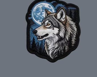 Native Wolf - Iron On Vinyl DTF Patch