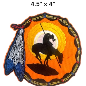 End of the Road - Indigenous Iron-on or Sew On Patch - 4.5” x 4”