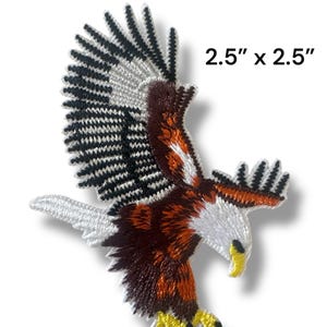 Sacred Native Eagle Embroidered Iron on Patch