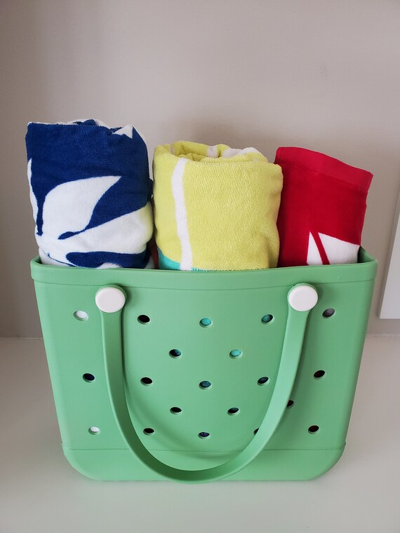 Eva Medium Sized Mint Green Bogg Bag Inspired Beach Tote Bag Etsy