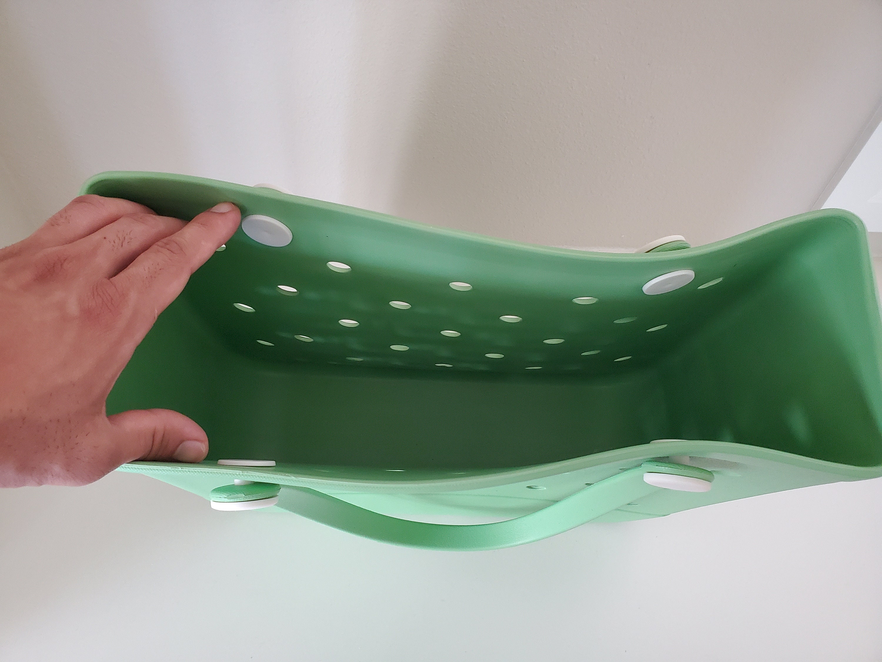 Eva Medium Sized Mint Green Bogg Bag Inspired Beach Tote Bag Etsy