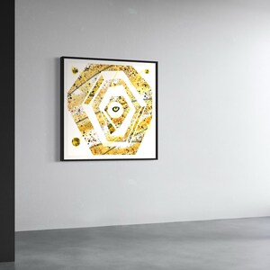 Animal art, big cat art, wilderness illustration, digital drawing, modern wall art, tiger art print, power symbol, elegant decoration
