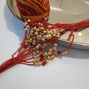 Paquete de 12 Ganney & Atta Mauli Ball Indian Punjabi Wedding Maiyan Ceremony Haldi Ceremony Wedding Momento Favors Gift Fancy Gane Gaanas