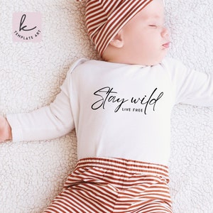 Cita positiva de escritura estética a mano Mantente salvaje, vive gratis, camiseta, archivo Svg, cita inspiradora, enseña autoestima, afirmaciones positivas