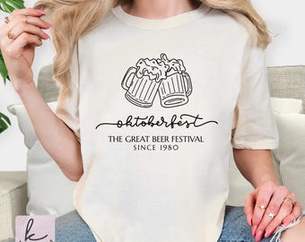 Oktoberfest Beer Mug SVG, Fall Festival Shirt Design (Digital Download)