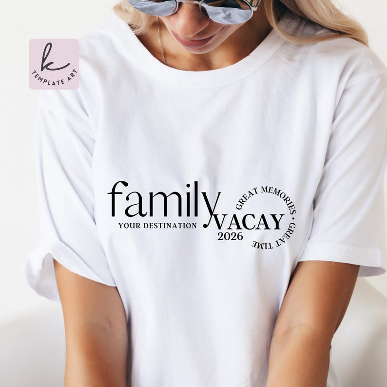 Custom Family Vacay Destination SVG, Matching Vacation Shirts (digital ...