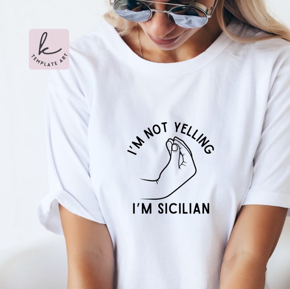 I'm Not Yelling I'm Italian Tee Shirt Italy Flag Pride I'm Not Yelling I'm Italian Tee Shirt Italy Flag Pride