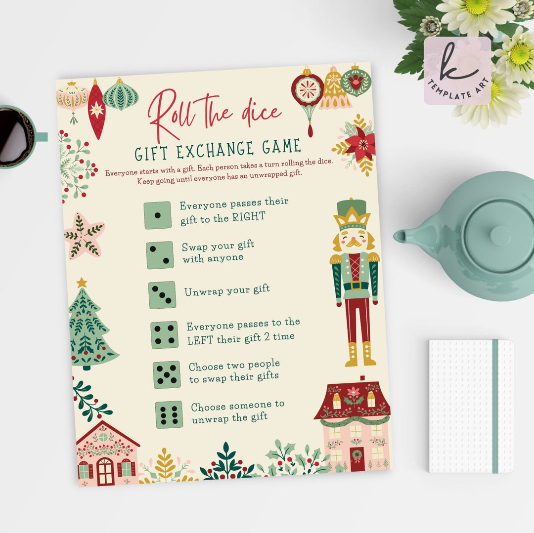 Switch, Steal, Unwrap Gift Exchange Game Pdf, Holiday Gift Exchange ...
