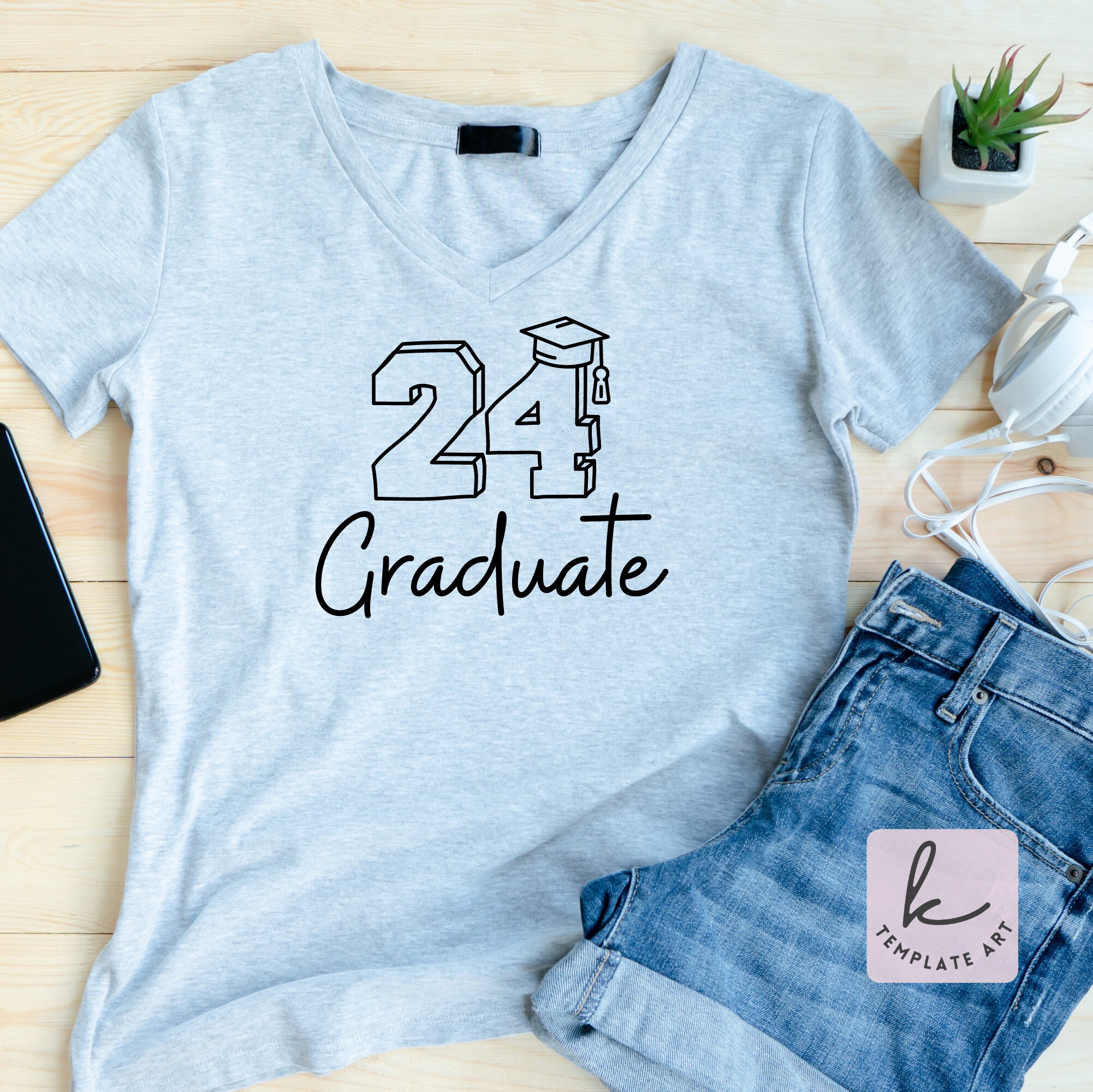 24 Handwritten Graduate SVG File for Craft Art Graduation - Etsy