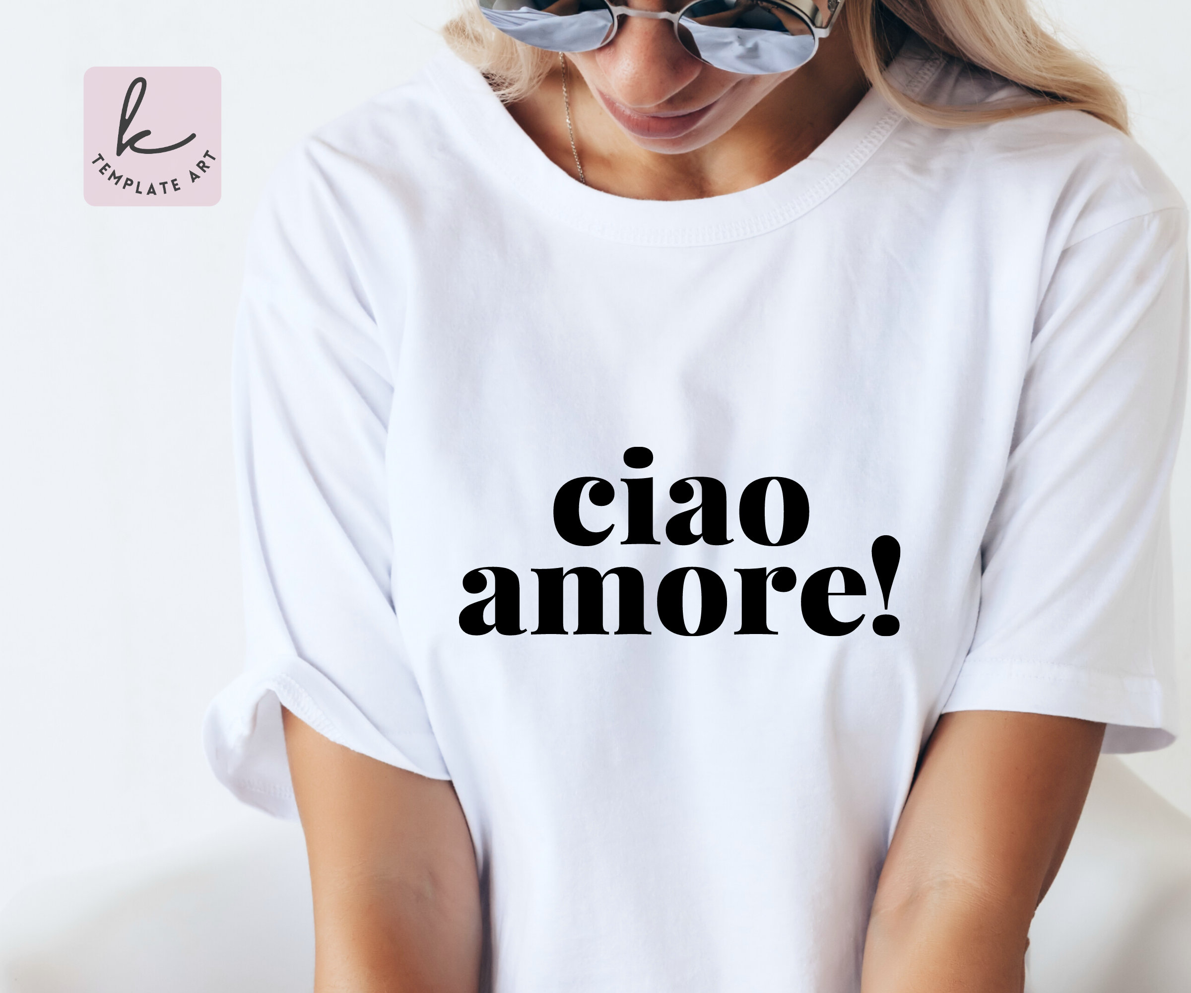 Sale Maglione Maglione Con Scritta Ciao Amore T Shirt Con Scritta