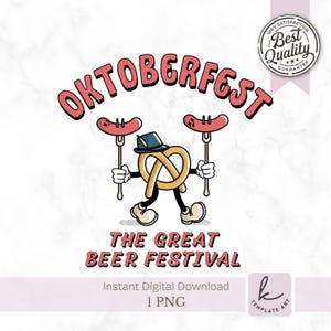 Oktoberfest Vintage Design PNG for Shirt, Beer Mug Clipart, Retro Oktoberfest, Oktoberfest party, Beer Festival Shirt, INSTANT DOWNLOAD