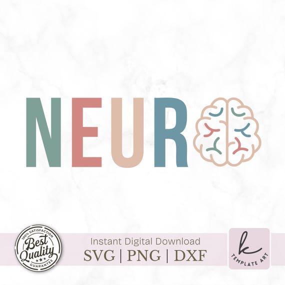Neuro with Brain Svg Quote T-Shirt Hospital Nurse Png Synapse Brain Neurology Doctor Nurse Coffee Mug Nurse Design Layered files for Cricut.