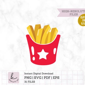 French Fries Illustration Svg and Png Layered File for Craft Art and Shirt, Fries before Guys, Sublimation file, Fries Shirt Svg, Potato Png