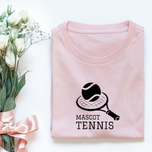 Tennis Mascot Svg, Tennis Team Svg, Tennis Shirt, Team Logo Svg, Tennis Template Svg, Tennis Team Shirts, Tennis Mom Dad Svg