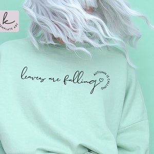Fall Quote Shirt SVG, Autumn Saying PNG (Digital Download)