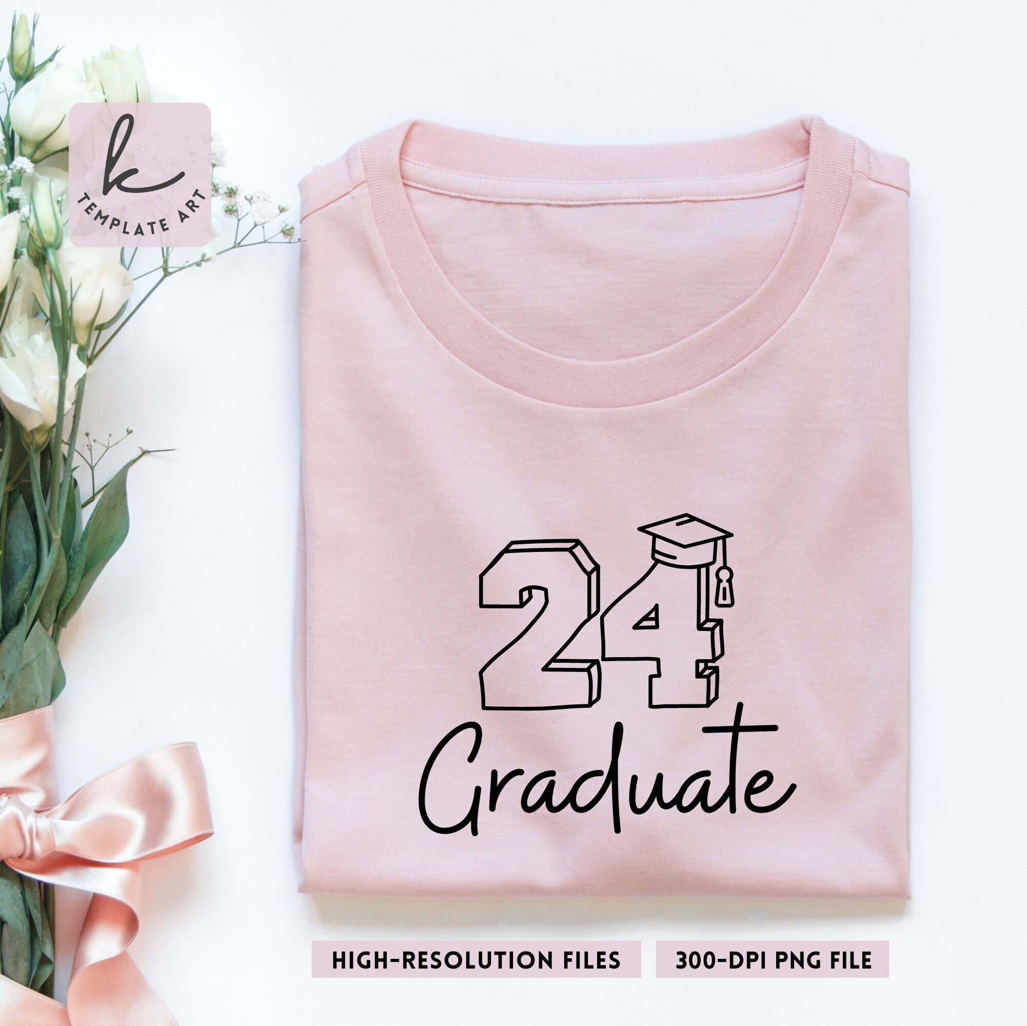 24 Handwritten Graduate SVG File for Craft Art Graduation - Etsy
