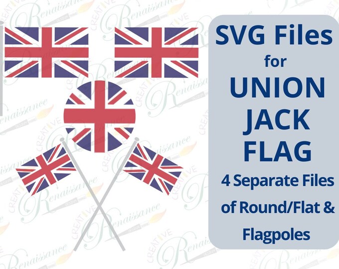 Union Flag Union Jack British Flag SVG Cricut and Other Cutting ...