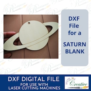 Saturn / Saturn DXF / Die Planeten / Space Mobile Cut File / Wissenschaftsprojekt / Kinder Projekte / Sonnensystem Laser / Digitaler Download Saturn