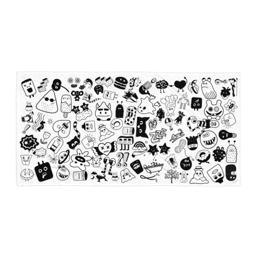 Serviette de Bain Doodle