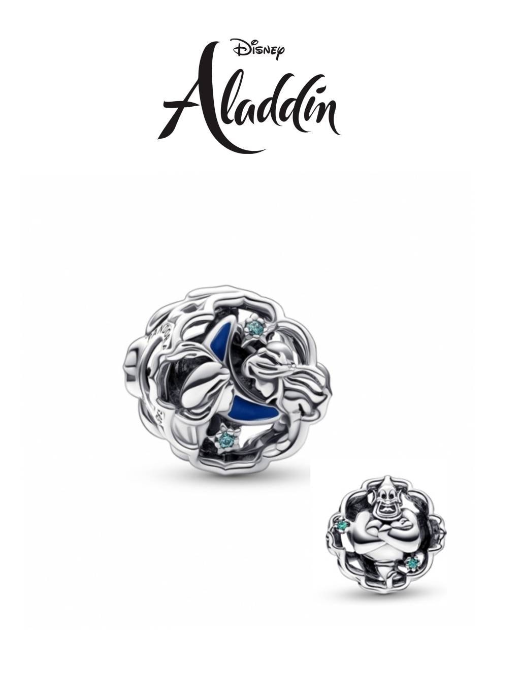 超可爱 New Pandora Disney Aladdin, Princess Jasmine&genie Charm その他