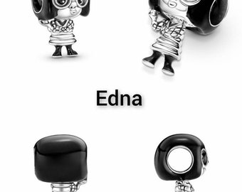 thumbnail image 2 of Authentic Pandora Sterling Silver Edna Bead Charm 792026C01 - Black Fairytale 2 of 6