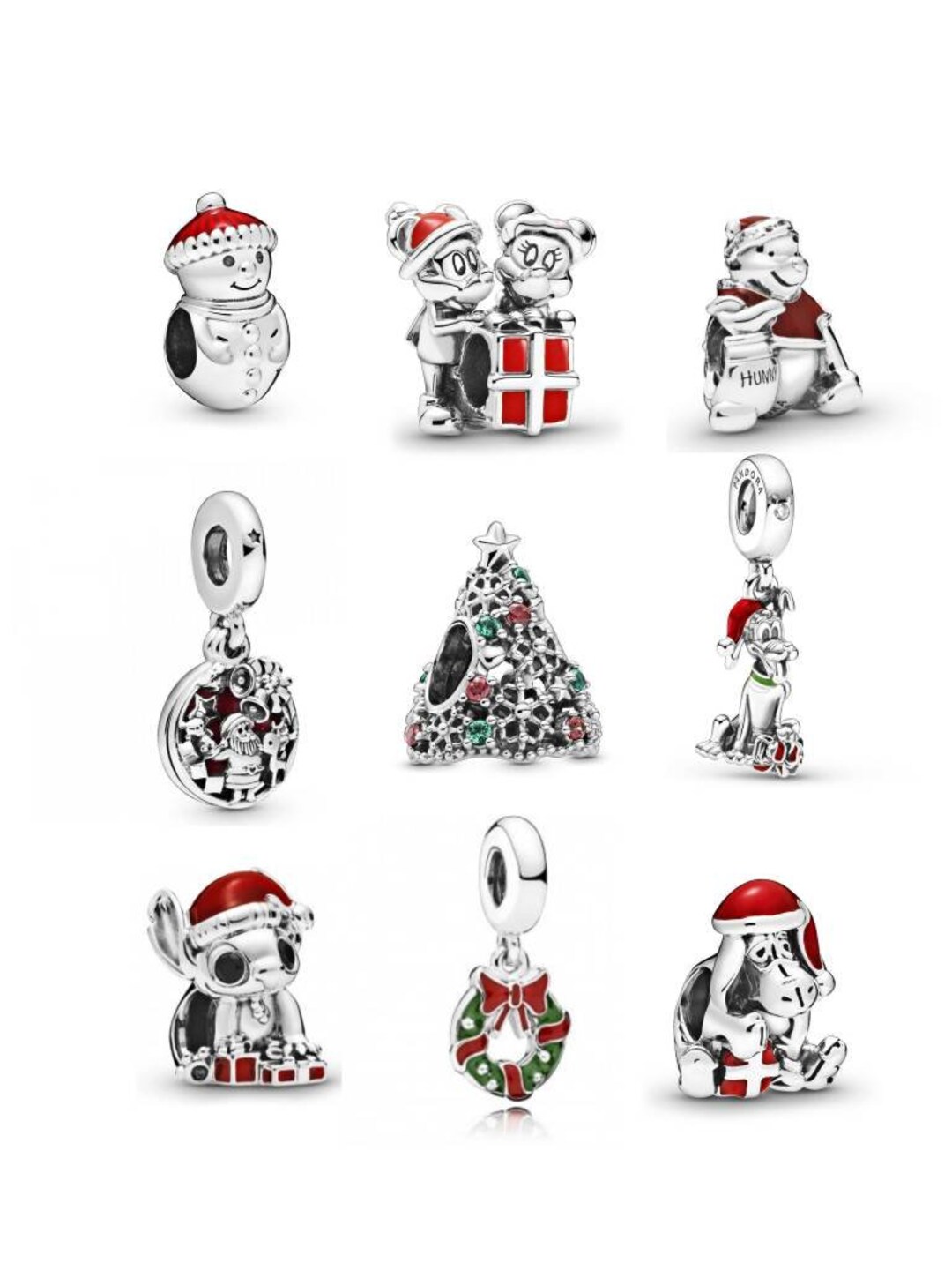 New Pandora Christmas Charms Collection S925 ALE Etsy UK