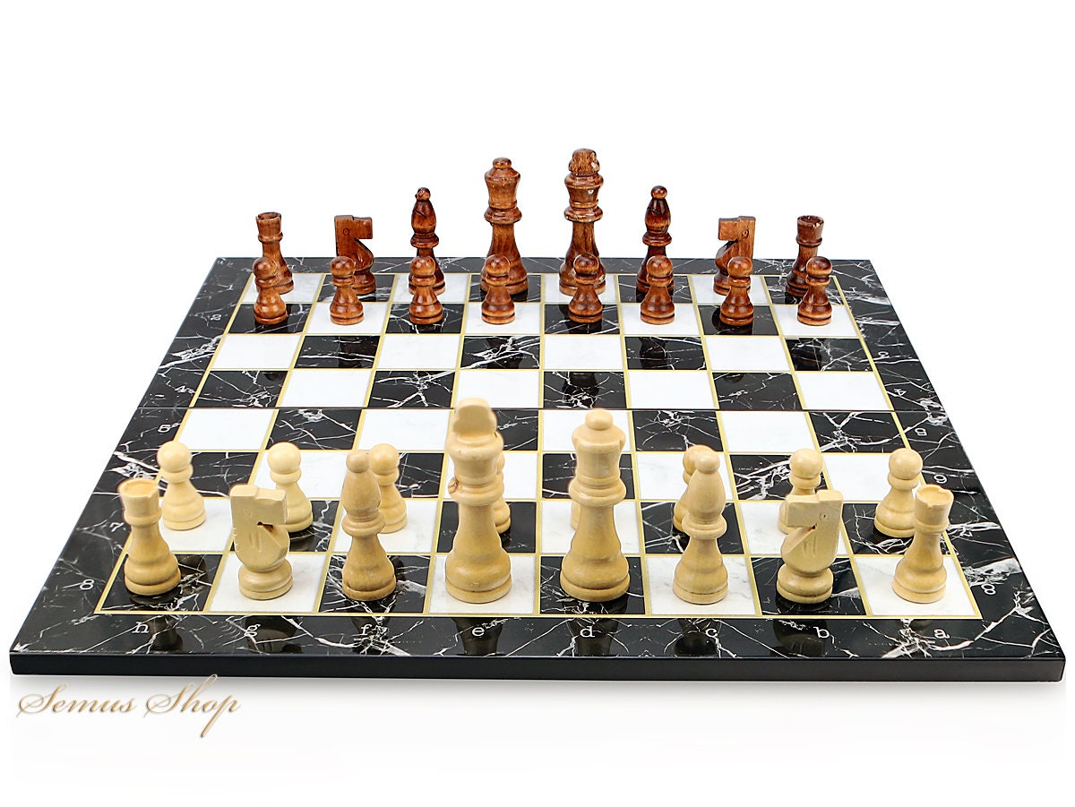 Toy Time Chess Board Walnut Book Style with Staunton Chessmen - Foldable,  Magnetic Closure, Solid Wood - Strategy Game for All Ages in the Board Games  department at