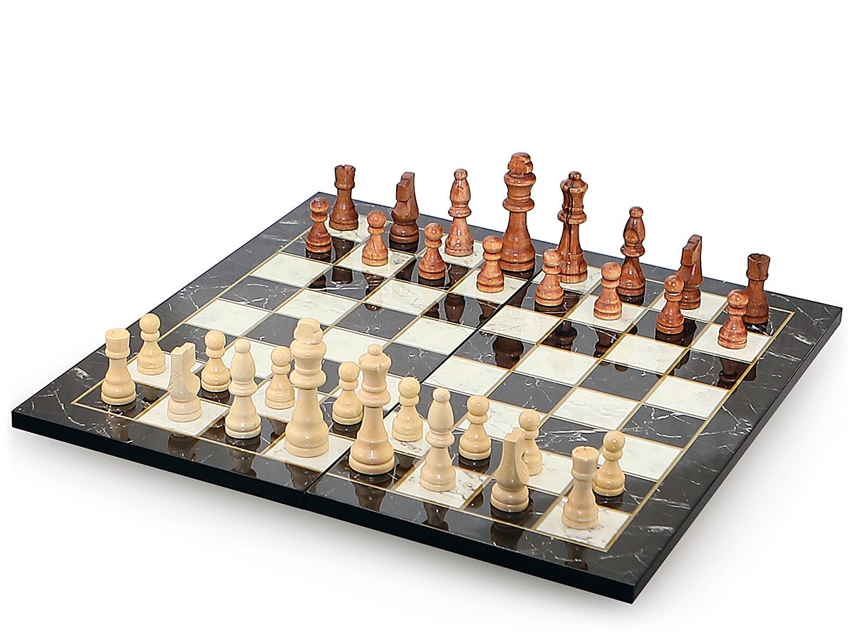 Black And White Wooden Falak Toys Chess Game Board, Packaging Type: Box,  Size: 22x16x8 cm (lxwxh)