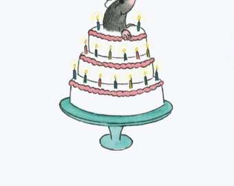 Biglietto Di Compleanno WBdesignz Con Rana E Palloncini, Formato DIN A6, Carta 300g, Con Busta Kraft - 2