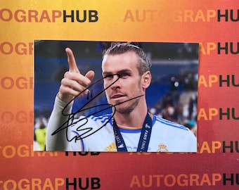 autograph Gareth Bale photo Real Madrid