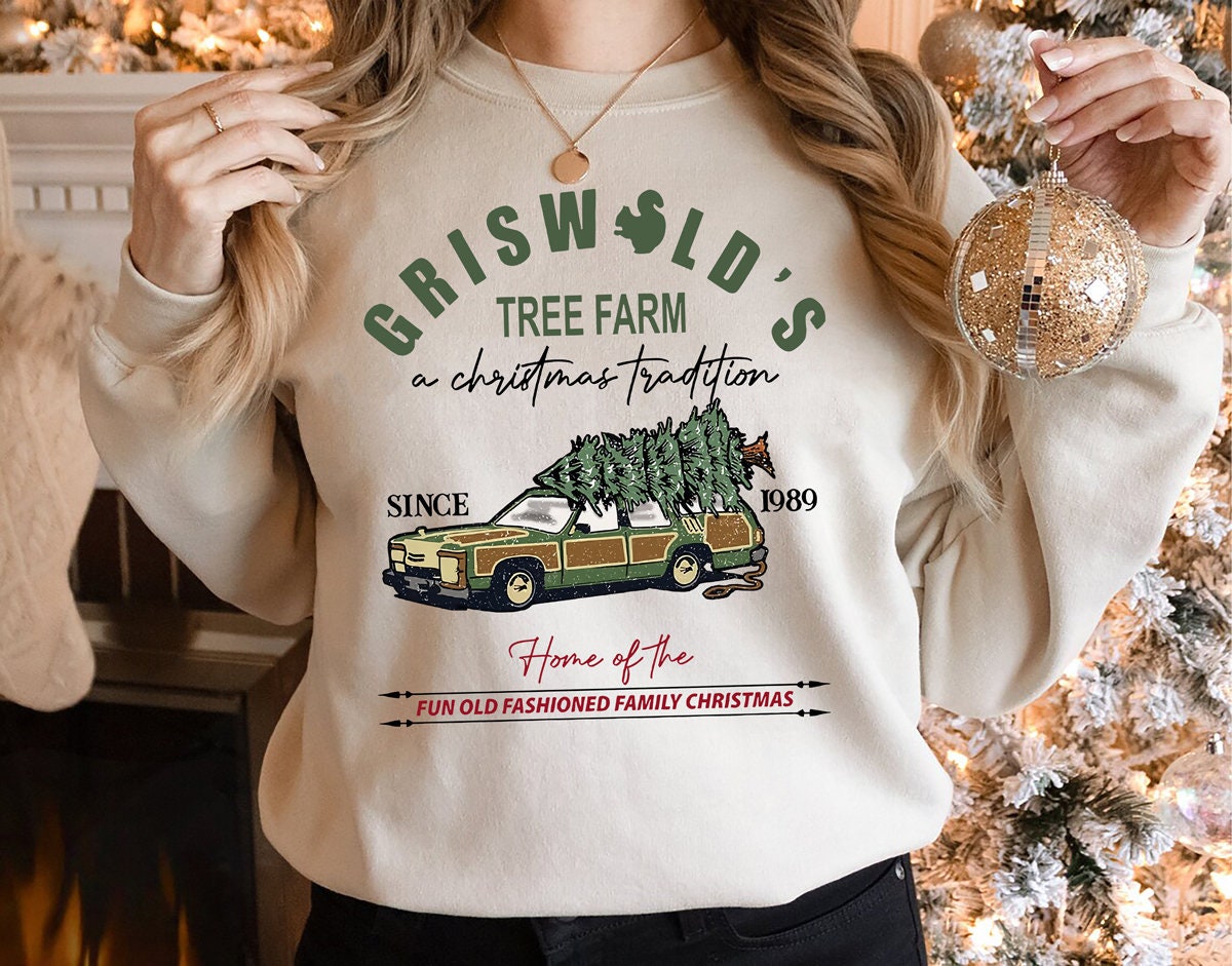 Discover Tree Farm Since 1989 Christmas Sweatshirt - Holiday Apparel