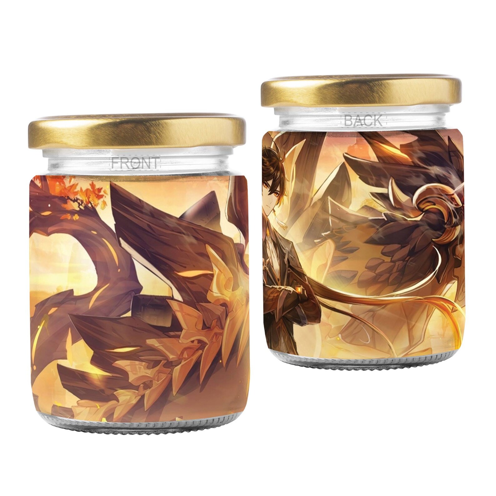 Zhongli Candles Genshin Impact Video Game Candles Etsy