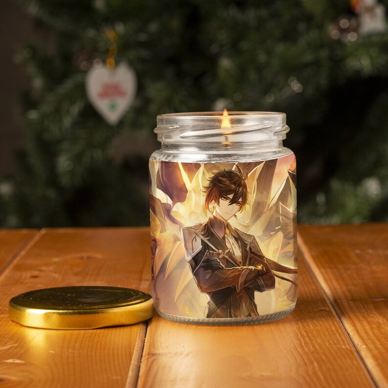 Zhongli Candles Genshin Impact Video Game Candles Etsy