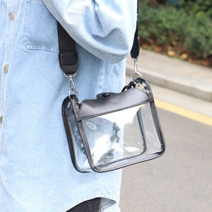Transparent crossbody jelly bag on sale