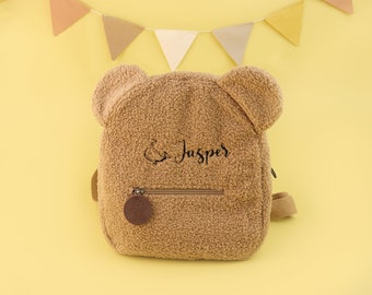 Personalized Plush Embroidered Schoolbag,Custom Name Backpack,A Gift For a Child,New spring and autumn models,Toddler Bag.