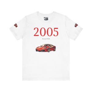 Ferrari F430 Unisex Tee, Car Enthusiast Gift, Vehicle Lover Shirt, Racing Fan Top, Classic Car Apparel