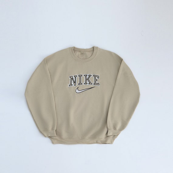 custom swoosh spellout vintage unisex crewneck