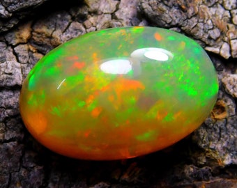 AAA Welo Fire White Ethiopian Opal Cabochon Ova Cut Gemstones Natural Opal Loose Stones For Making Jewelry 15X23mm 17.15 cts