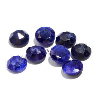 Natural Blue Sapphire Gemstone Faceted Cut Round Shape Gemstone/ Unheated Loose Gemstone 3mm